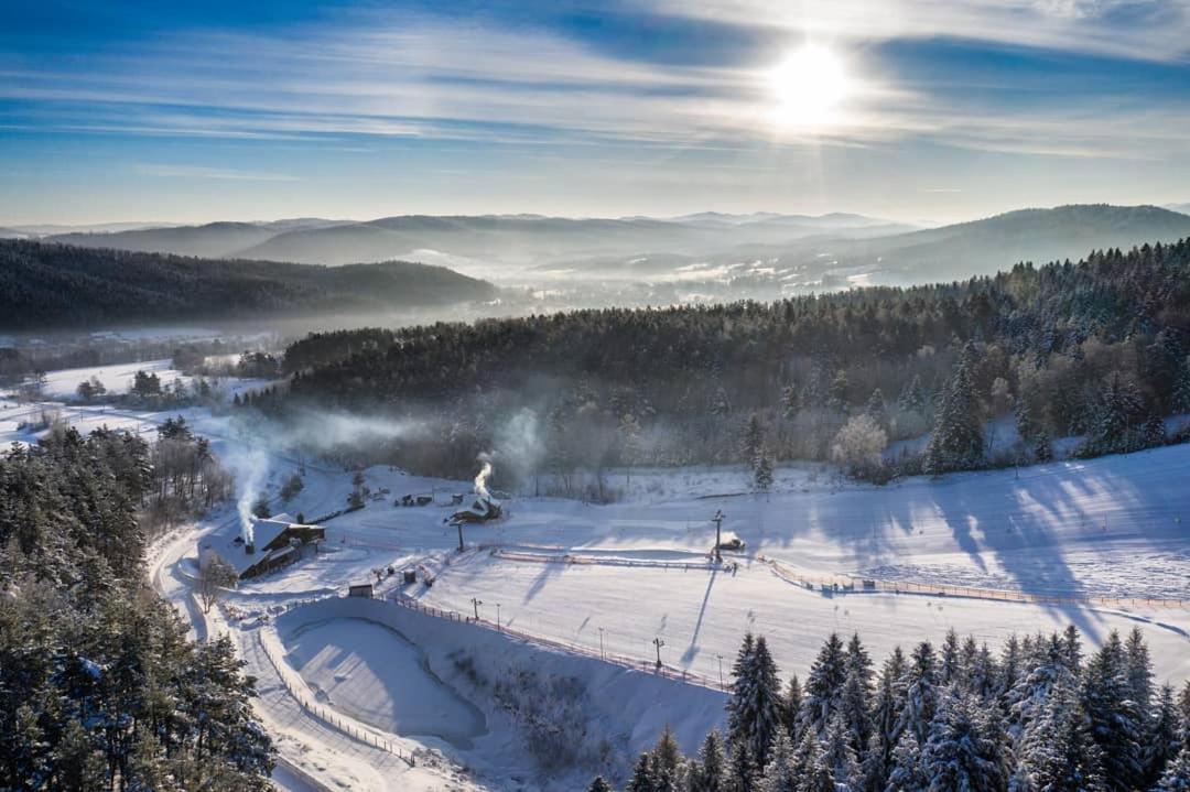 Pensjonat Laworta Ski Ustrzyki Dolne Eksteriør billede